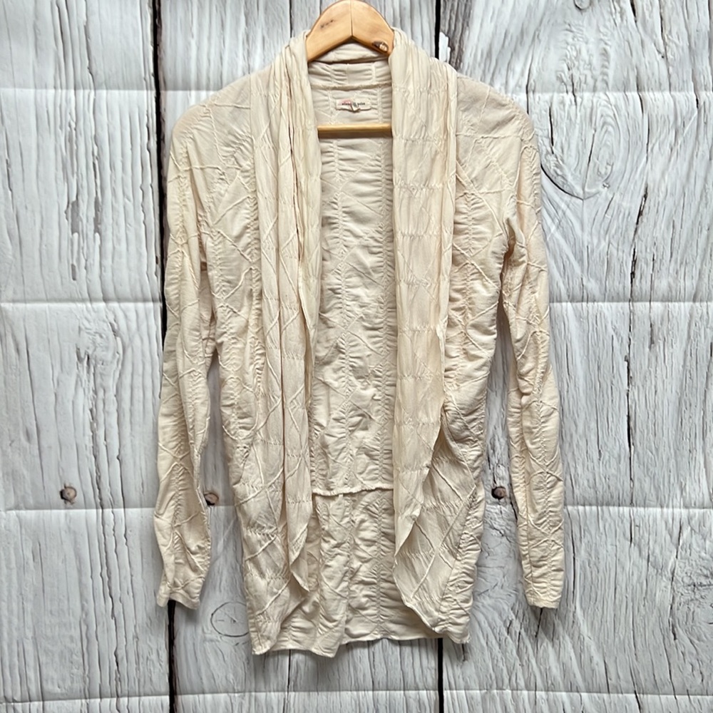 Silence + Noise Cream Color Cocoon Cardigan - size XS - Picture 3 of 8
